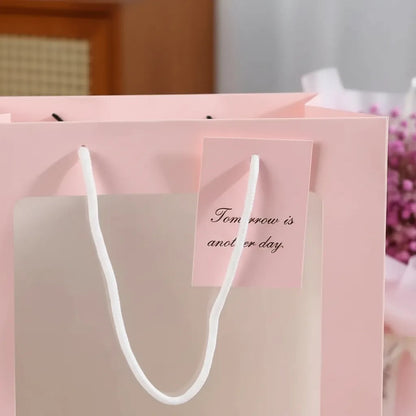 Bolsa Regalo Kraft Con Visor