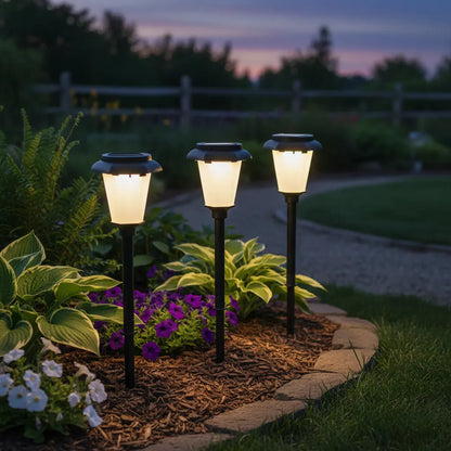 Lampara Farolito Luz Solar De Jardín