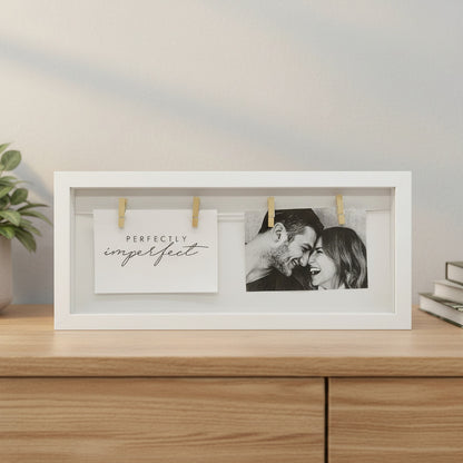 Portarretrato Rectangular Con Palillos 19 X 43 cm