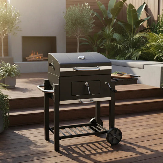 Parrilla Barbacoa y Horno a Carbón Portátil