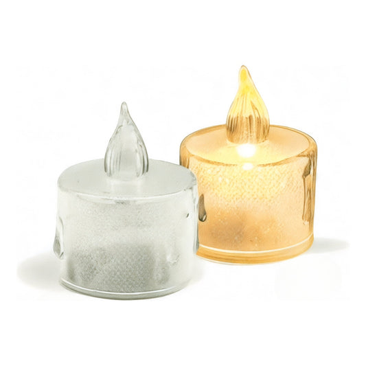 Vela Led Transparente Blanco Cálido 5cm