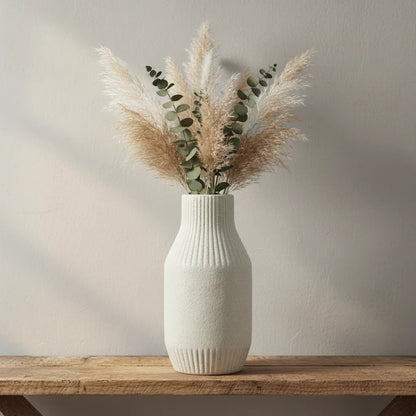 Florero De Cerámica Cuello