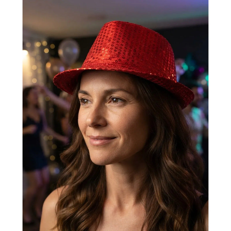 Sombrero Con Lentejuelas