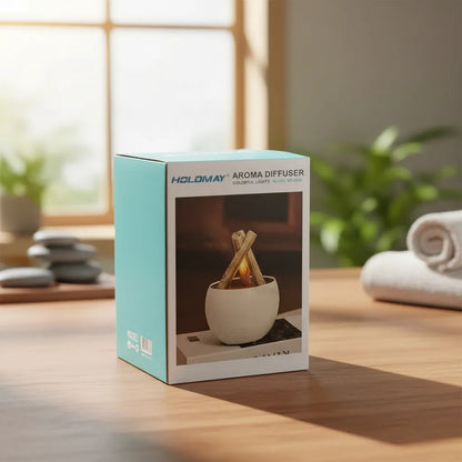 Aromatizador Difusor Con Luz Fogata