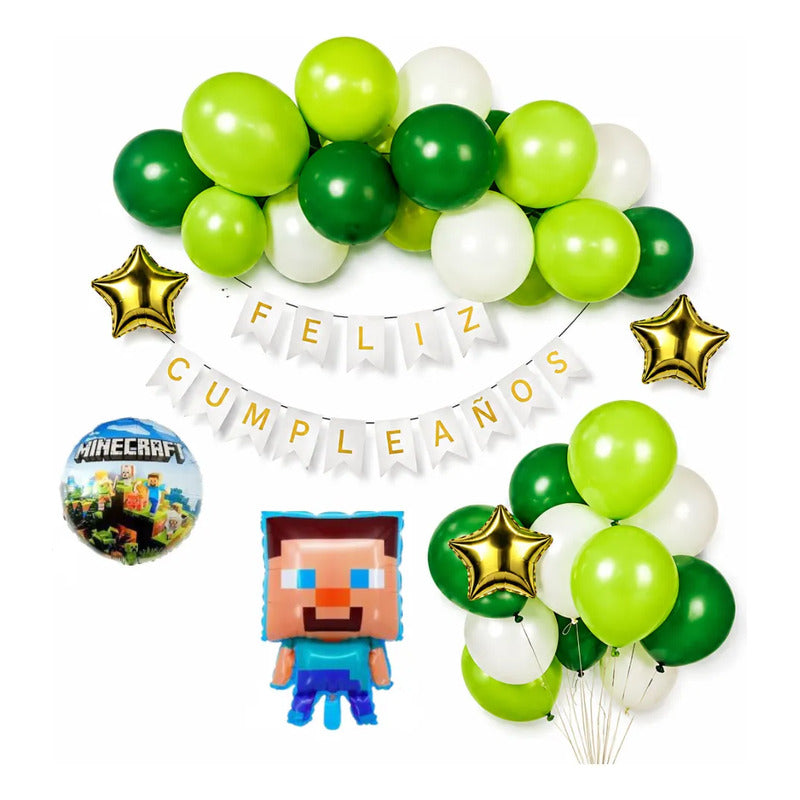 Kit de Globos Minecraft