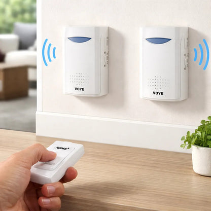 Timbre Inalámbrico Exterior Doble Receptor - 100mts