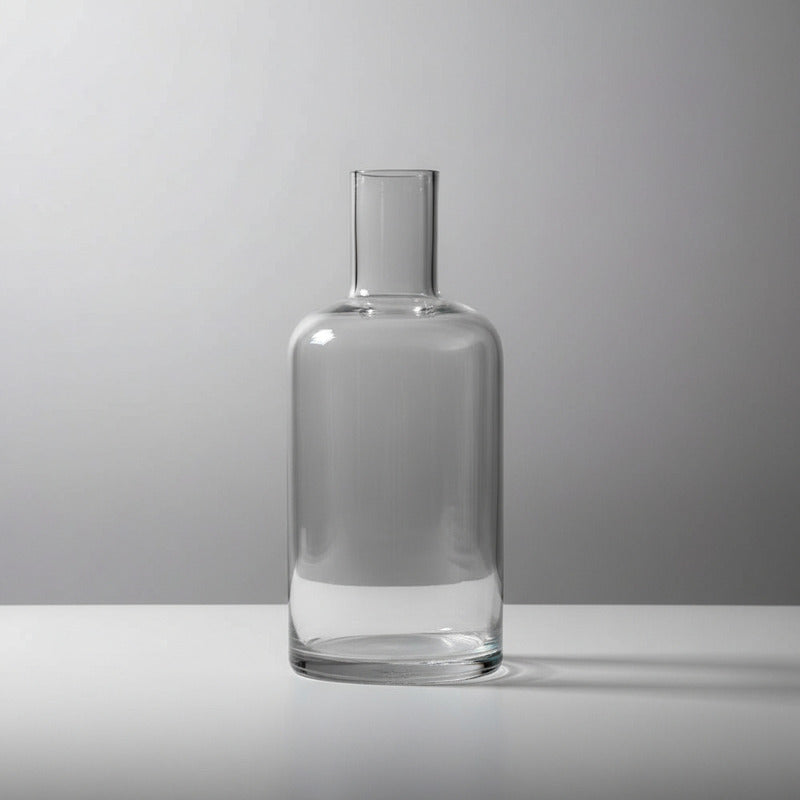 Florero Botella De Vidrio 25 X 11 cm