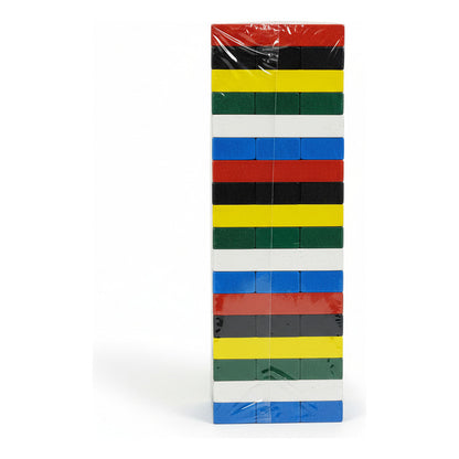 Jenga Chico De Colores Con Dado 23,5 X 7,5 cm