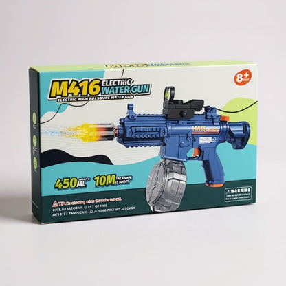 Metralleta Grande Lanza Agua Con Luz