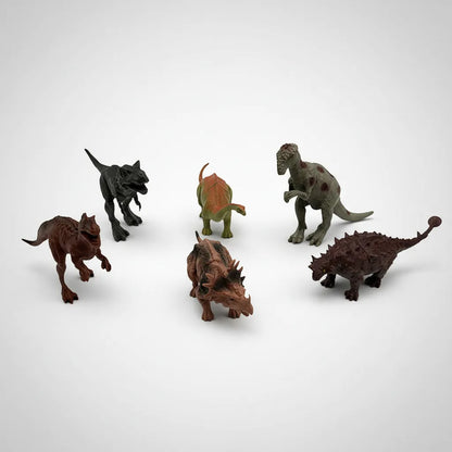Set De Dinosaurios X6