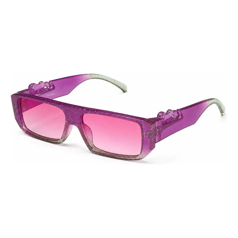 Lentes Rectangulares Con Glitter