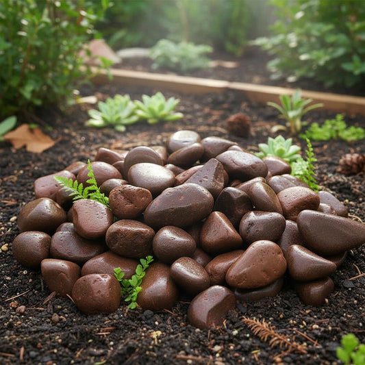 Piedras Lisas Marrón 800g