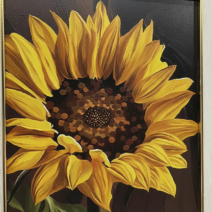 Cuadro De Flores Girasol