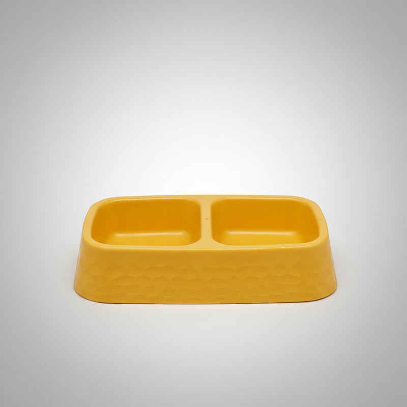 Comedero Doble Para Mascotas 24 X 5,5 cm