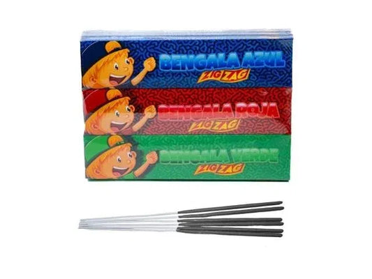 Bengala ZZ para Niños en Varios Colores – X12 Cajitas
