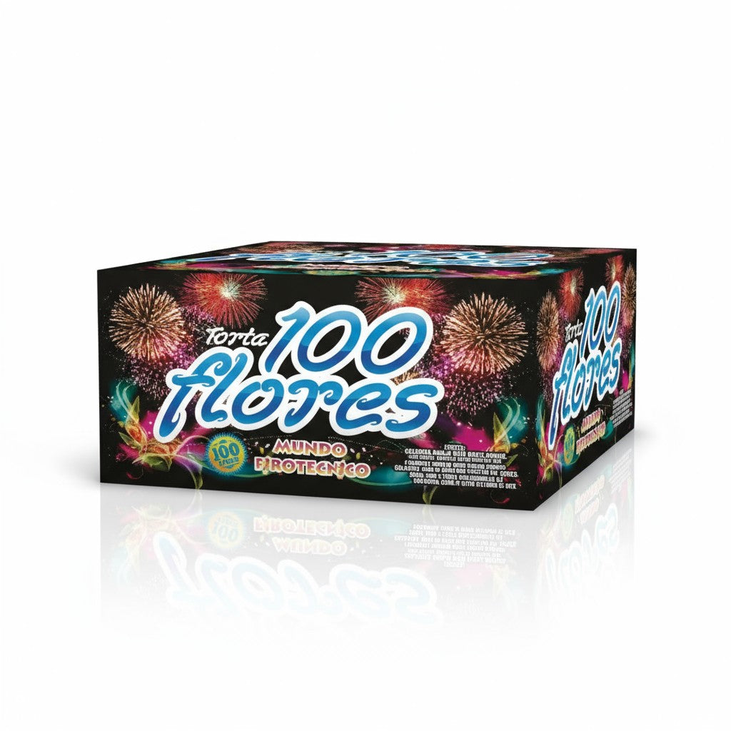 Torta 100 Flores – 100 Tiros | NUEVO 2025