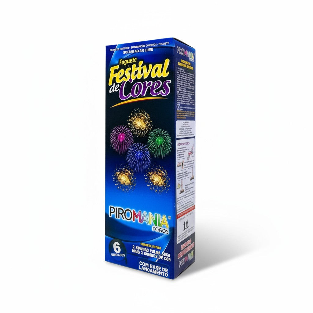Foguete Festival de Cores Caja X6 | NUEVO 2025