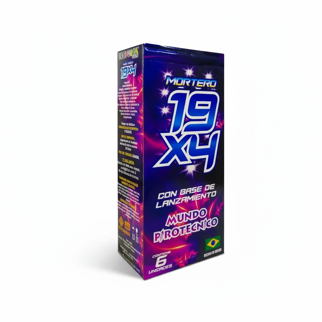 Mortero 19×4 Tiros - Caja X6 | NUEVO 2025