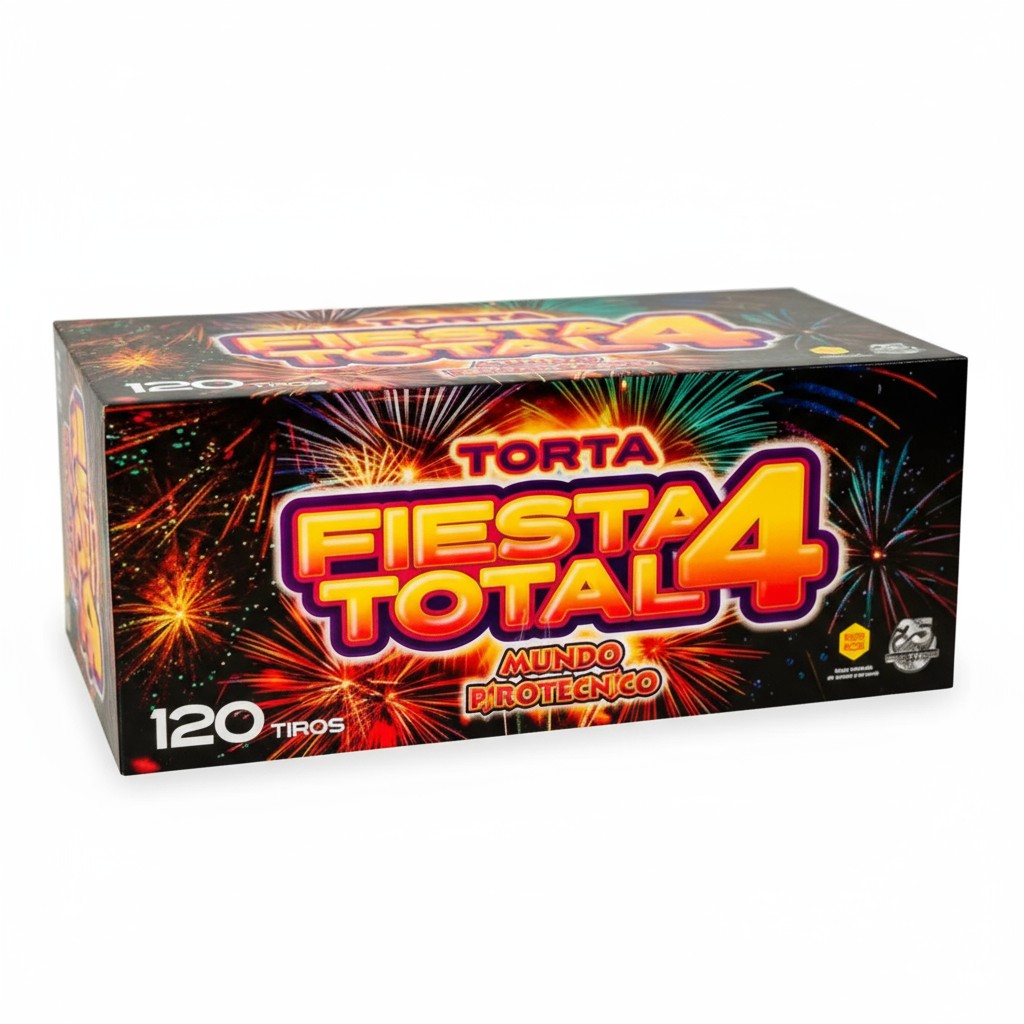 Torta Fiesta Total 4 – 120 Tiros | NUEVO 2025